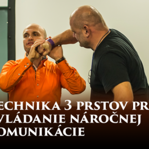 Technika 3 prstov pre zvládanie náročnej komunikácie