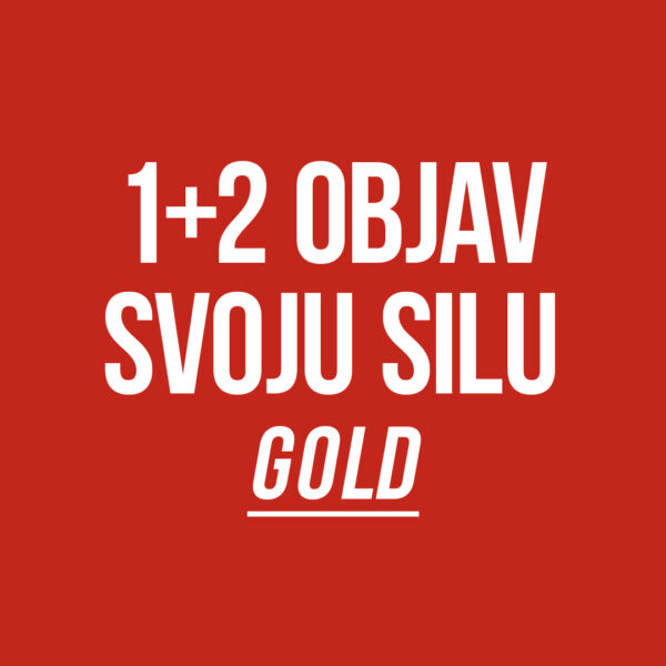 Objav Svoju Silu 2023 GOLD 1 + 2 zdarma