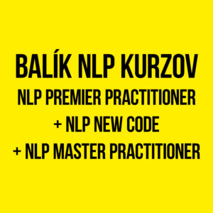 Balík NLP kurzov - NLP Premier Practitioner + NLP New Code + NLP Master Practitioner
