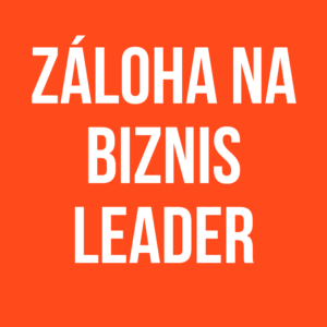 Záloha na mentoringový program BIZNIS LEADER