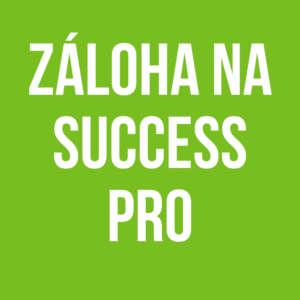 Záloha na Success Pro