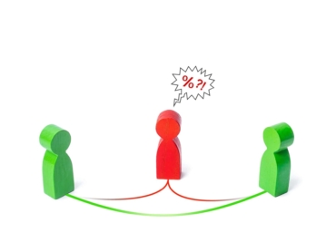 Persons communicate directly bypassing intermediary. Rejection mediation services, bureaucracy corruption risks. Reducing business costs expenses, stopping kickbacks. Work optimization, extra charge