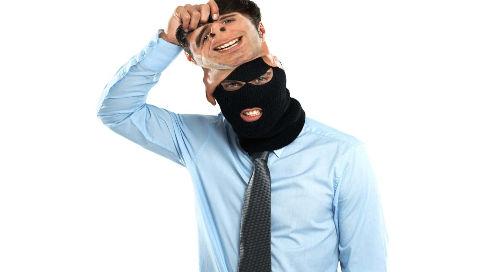 Hes an identity thief
