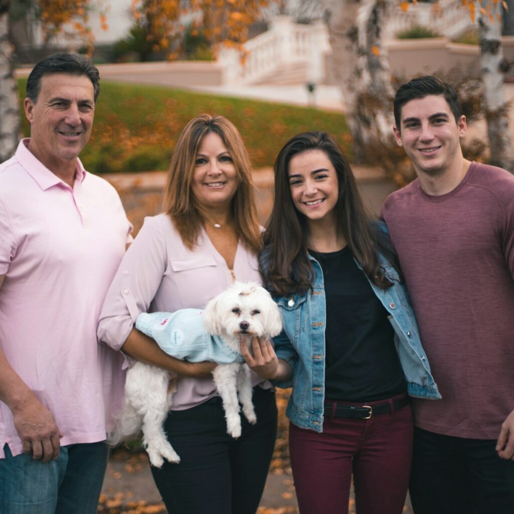 group of people smiling