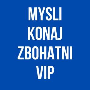 VIP vstupenka na tréning Mysli Konaj Zbohatni 2026